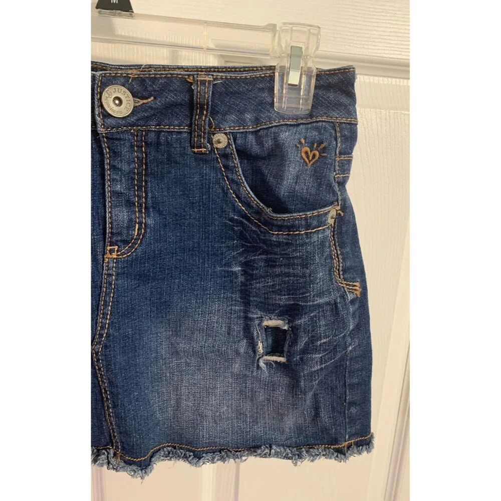 Justice Denim Skirt. Size 16.